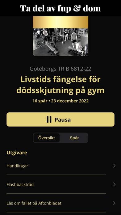 RÄttegÅngsappen | Podcast App screenshot #4