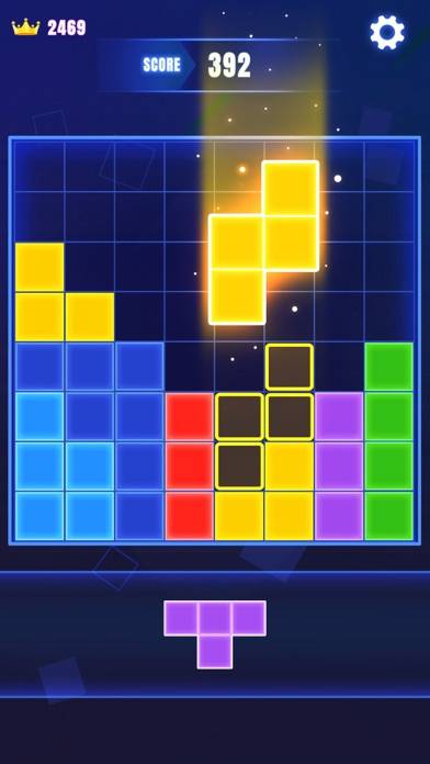 Block Puzzle-Glow Puzzle Games Captura de pantalla de la aplicación #2