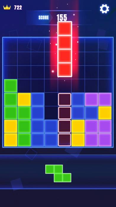 Block Puzzle-Glow Puzzle Games Captura de pantalla de la aplicación #4