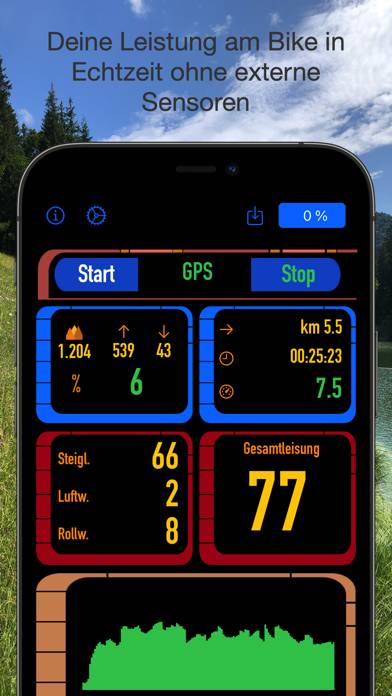 Powermeter Uphill App screenshot #1