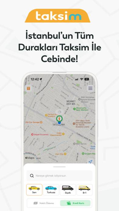 Taksim - Cebinizdeki Taksi ekran görüntüsü