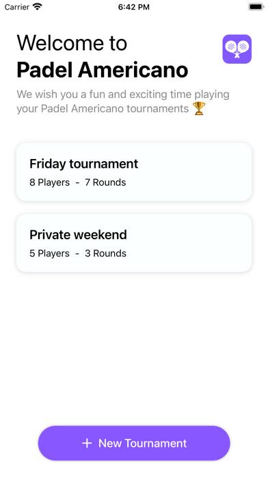 Padel Americano App skärmdump #3