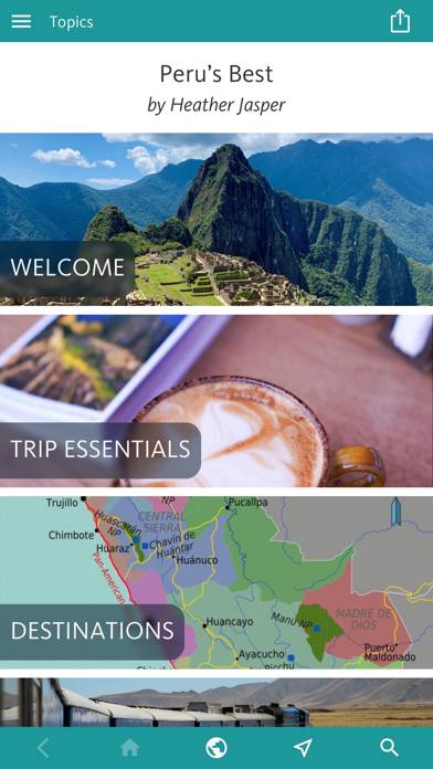 Peru’s Best: Travel Guide App screenshot #1