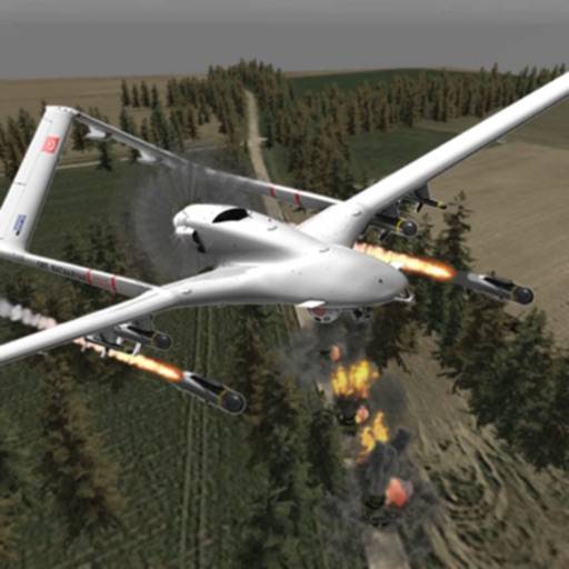 Drone Strike Military War 3D Icon