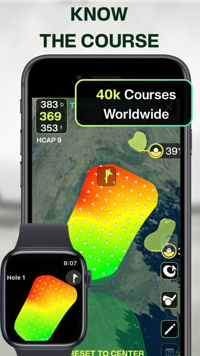Tangent Golf: GPS Smart Caddie App skärmdump