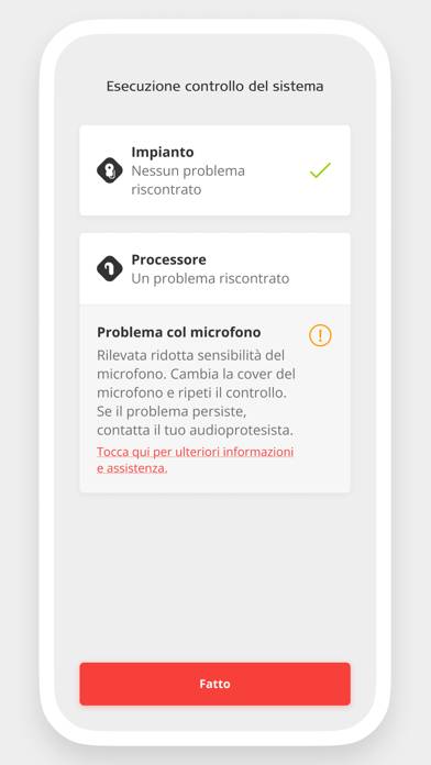 HearCare Schermata dell'app
