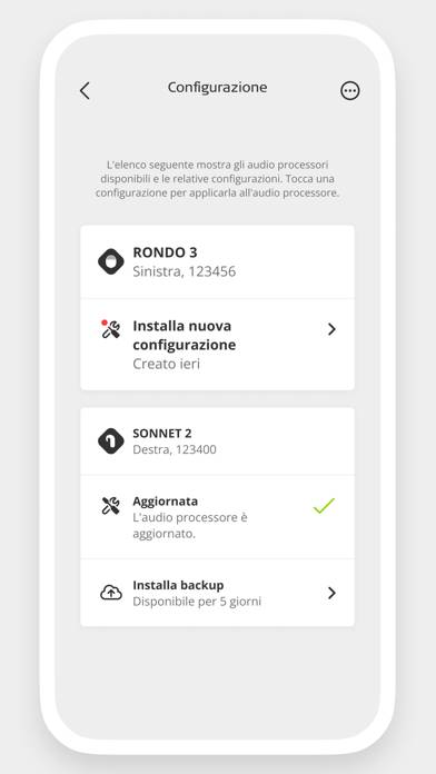 HearCare Schermata dell'app