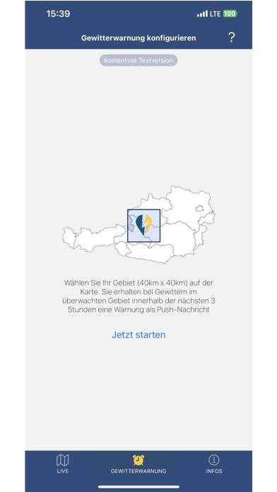 ALDISmobile Live Gewitterkarte App-Screenshot #4