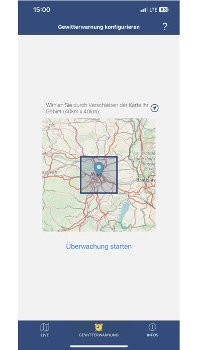 ALDISmobile Live Gewitterkarte App-Screenshot #5