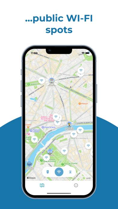 Paris plus : toilets, WI-FI & more App screenshot #2