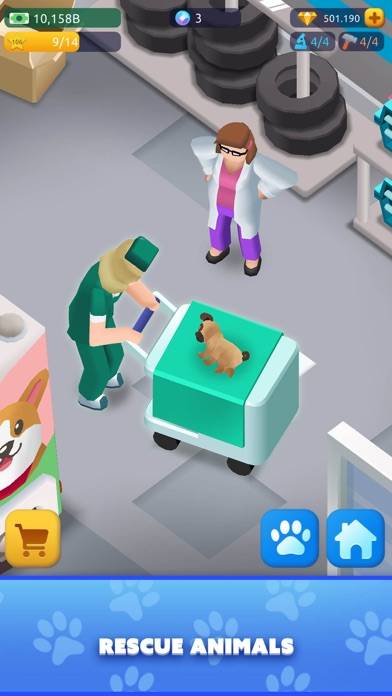 Pet Rescue Empire TycoonGame Captura de pantalla de la aplicación #4