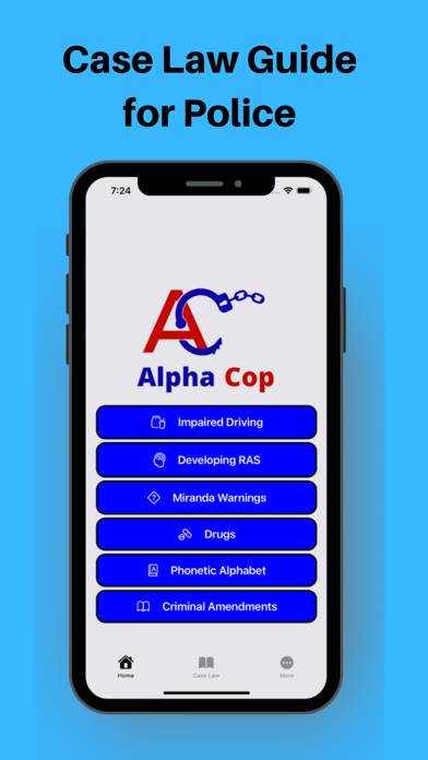 Alpha Cop App screenshot #1