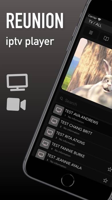 Reunion IPTV Player App screenshot #1