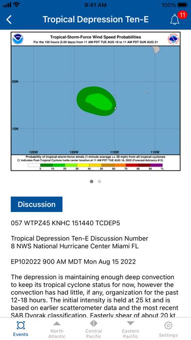 NOAA Center Hurricane App screenshot #2