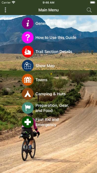 Mawson Trail Guide App screenshot #1