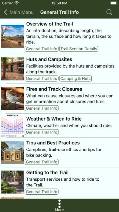 Mawson Trail Guide Schermata dell'app #2