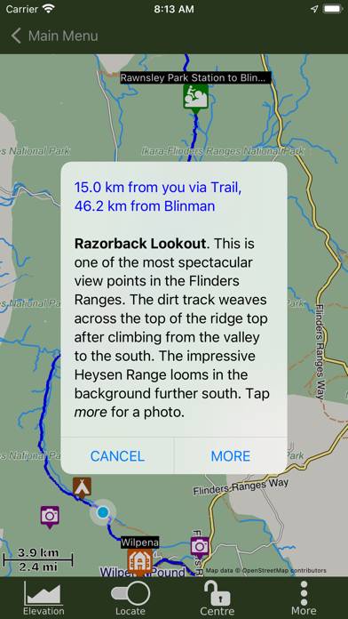 Mawson Trail Guide App screenshot #6