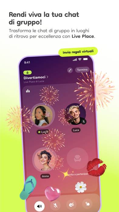 Buz Schermata dell'app