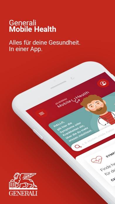 Generali Mobile Health App-Screenshot #1