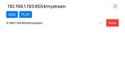 RTSPVideoPlayerOne Captura de pantalla de la aplicación