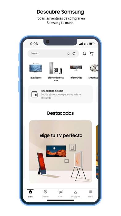 Samsung Shop Captura de pantalla de la aplicación #1