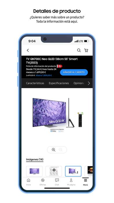 Samsung Shop Captura de pantalla de la aplicación #4