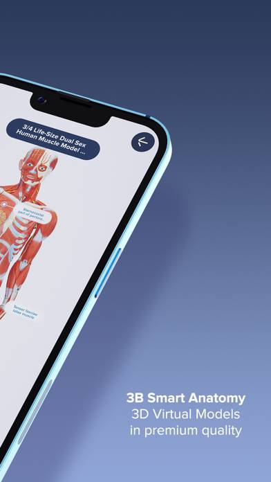3B Smart Anatomy Schermata dell'app #2