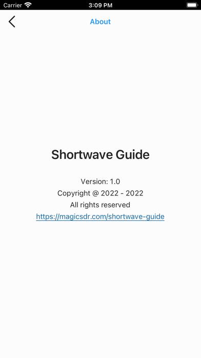 Shortwave Guide App screenshot #3