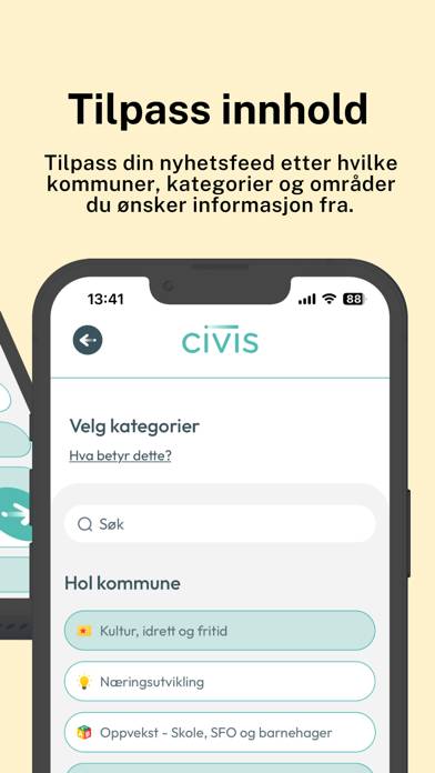 Civis Innbygger App screenshot #3