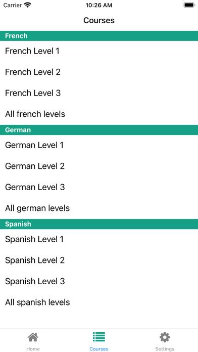 QuickLang: Learn Language Fast Capture d'écran de l'application
