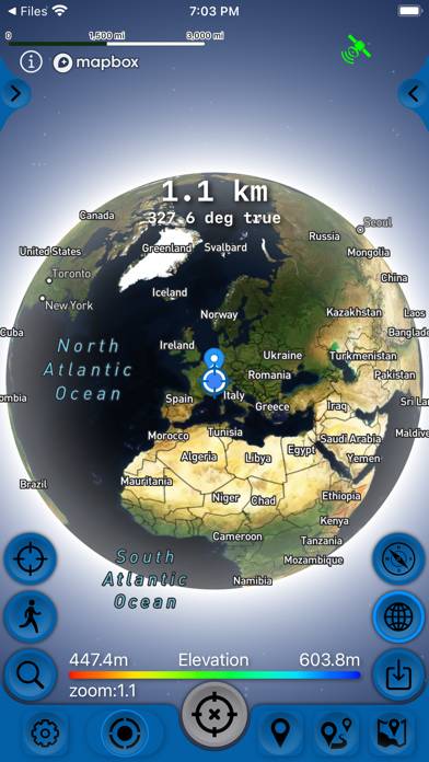 3D Maps:Offline map GPS tracks App screenshot #1