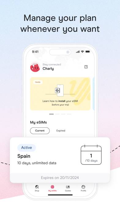 Holafly: Prepaid eSIM Card Schermata dell'app #3
