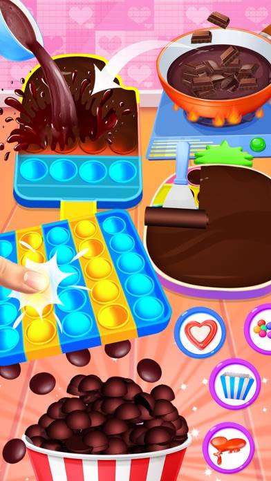 Chocolate Pop it Desserts скриншот игры