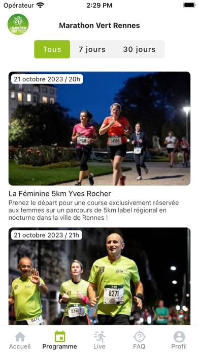 Marathon Vert de Rennes App screenshot #3