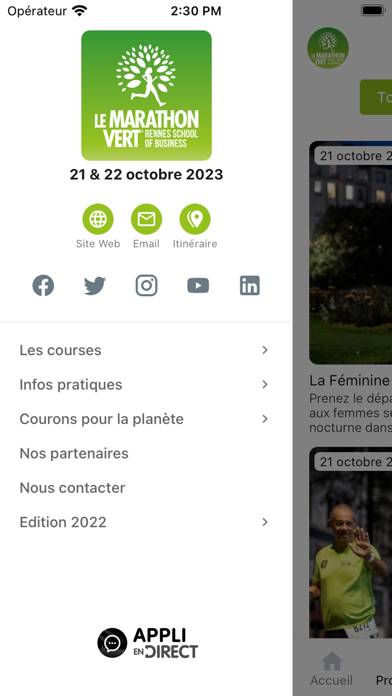 Marathon Vert de Rennes App screenshot #4