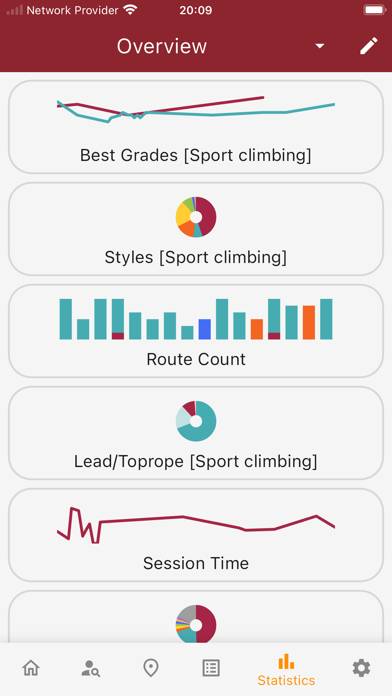 Climbing Tracker App screenshot #3