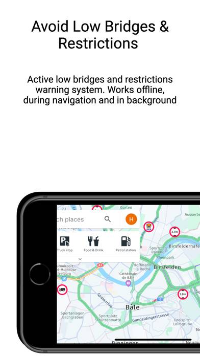 Navigation GPS Truck & Caravan Capture d'écran de l'application #1