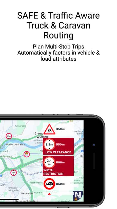 Navigation GPS Truck & Caravan Capture d'écran de l'application #2