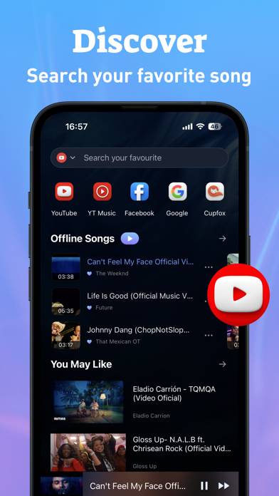 Offline: Music Player & Video skärmdump
