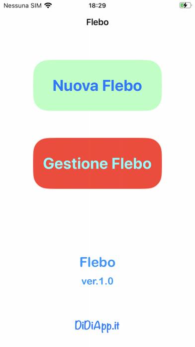 Flebo App screenshot #2