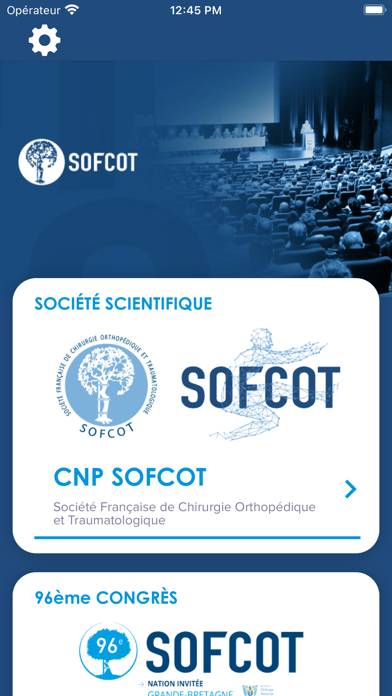 Sofcot capture d'écran