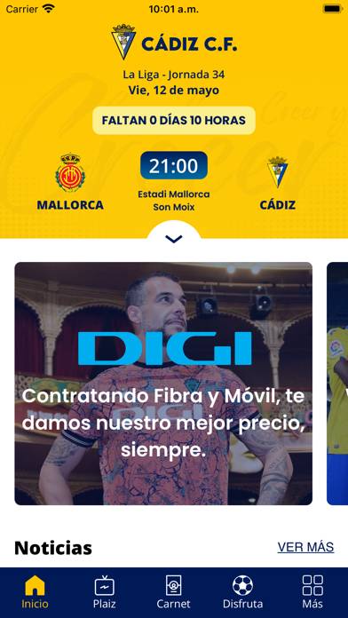 Cádiz CF Oficial screenshot