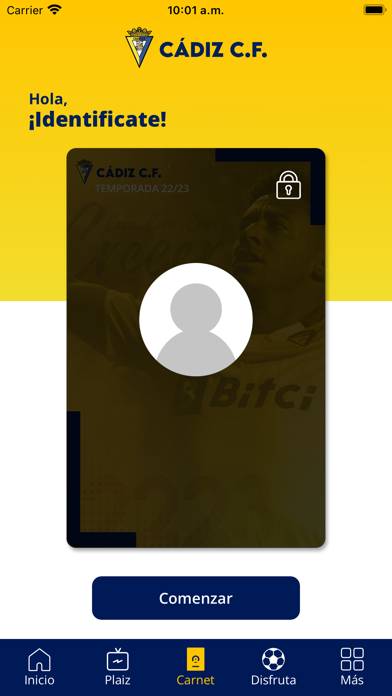 Cádiz CF Oficial App screenshot