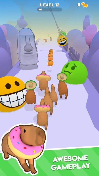 Capybara Rush Captura de pantalla de la aplicación #2