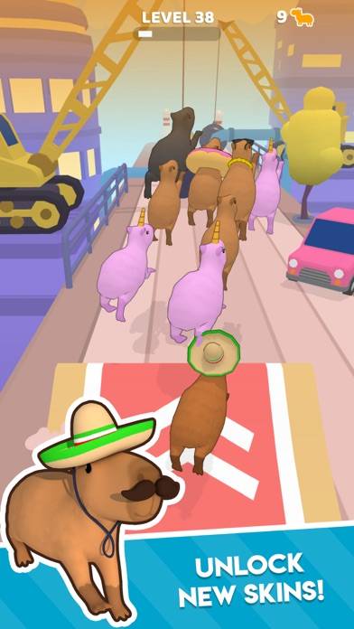 Capybara Rush Captura de pantalla de la aplicación #3