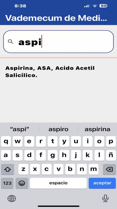 Farmaco Dosis Schermata dell'app