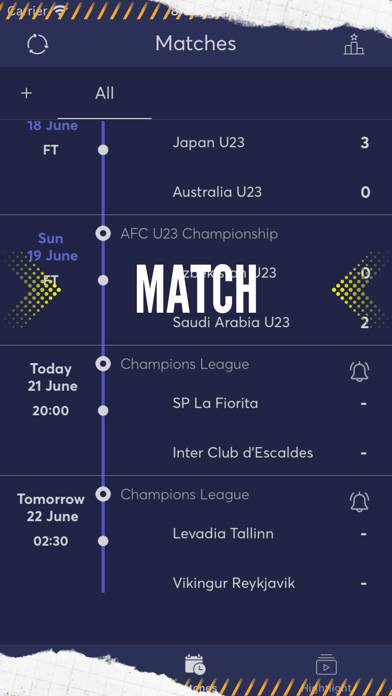 Football Live App Schermata dell'app #4
