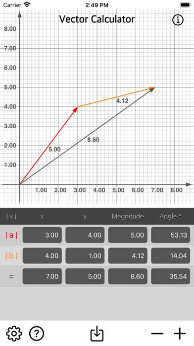 Vector Calculator Plus immagine dello schermo