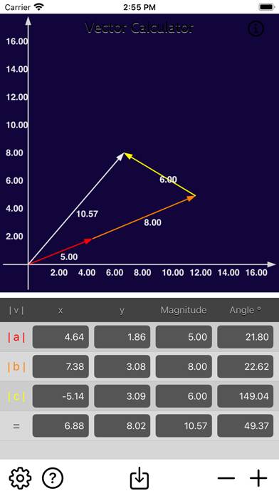 Vector Calculator Plus Schermata dell'app