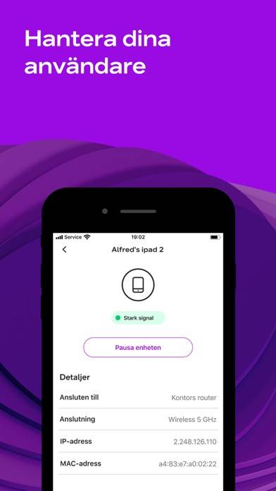 Telia Smart Control App skärmdump